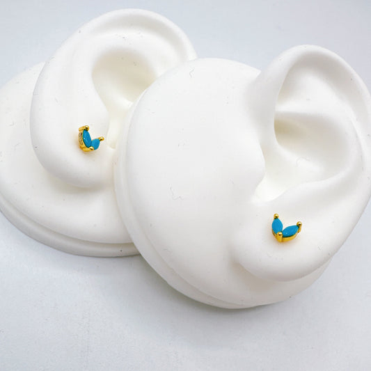 Double Turqouise Earrings