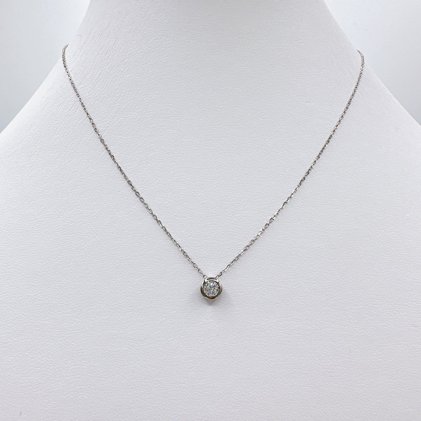 Lil Silver Zircon Necklace