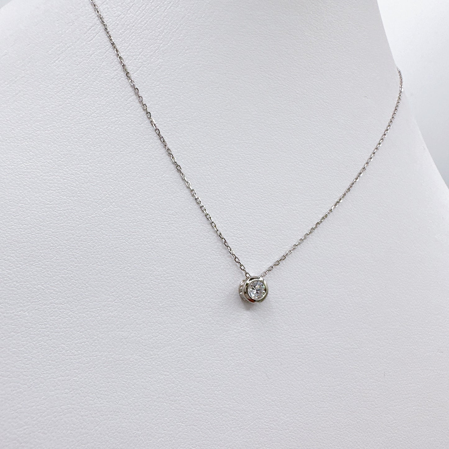 Lil Silver Zircon Necklace