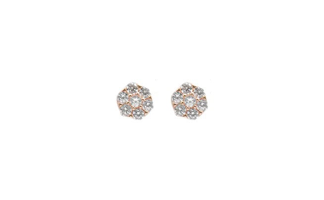 CZ Round Earrings
