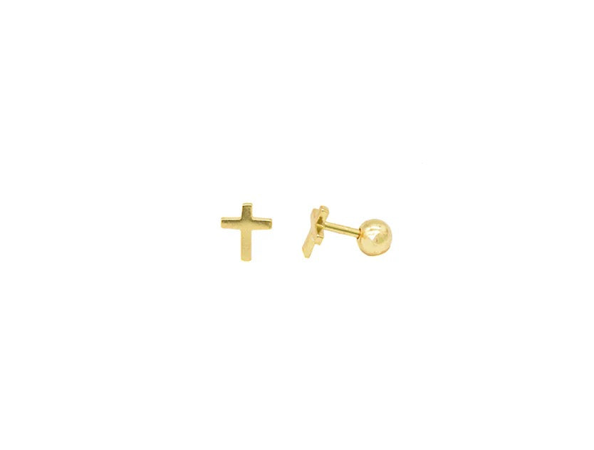 Plain Cross Earrings