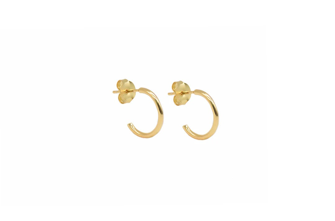 Plain Hoop Studs