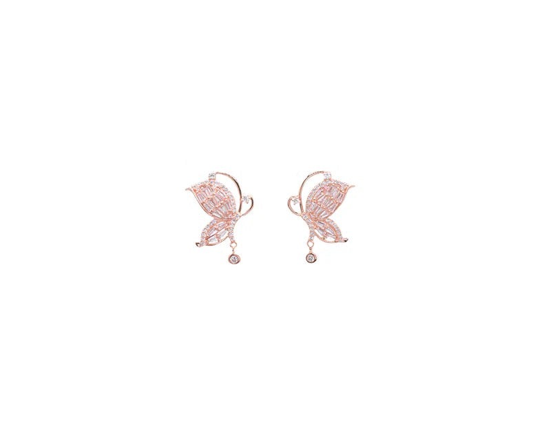 Half Butterfly Earrings