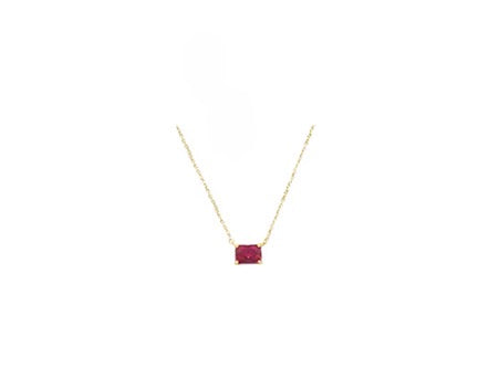 Colored CZ Necklace