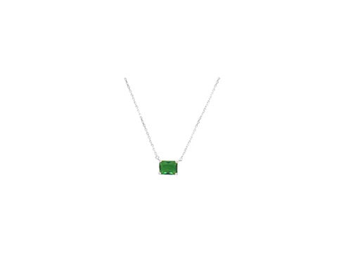 Colored CZ Necklace