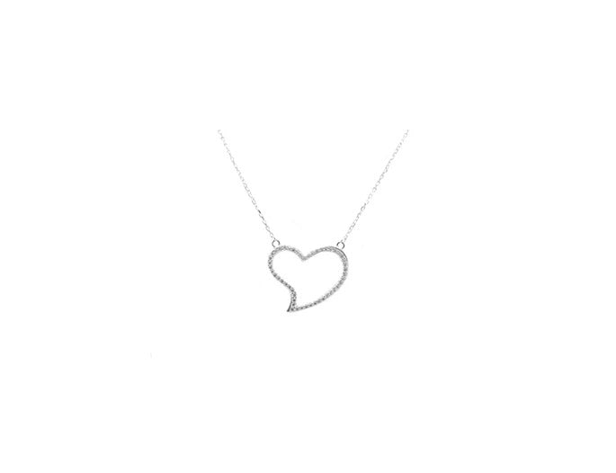 Slanted Love Necklace