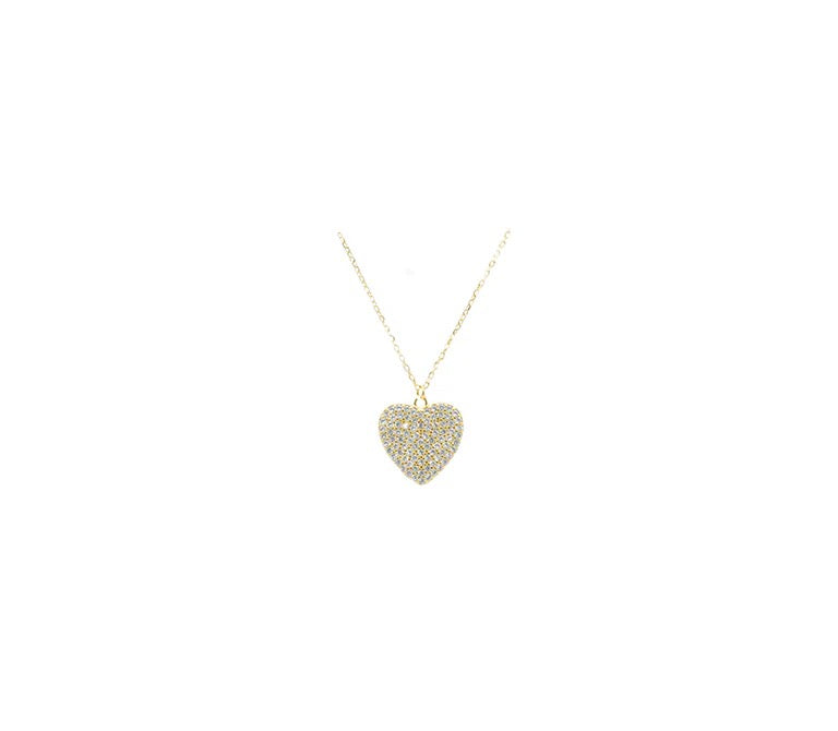 CZ Heart Necklace