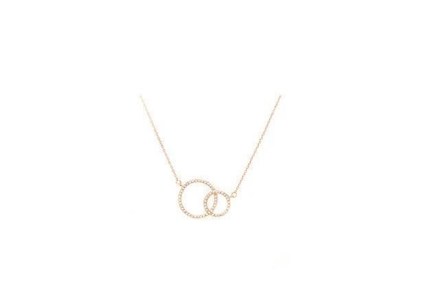 Double Circle Necklace