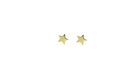 Plain Star Earrings