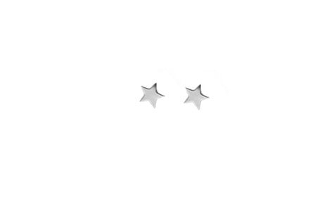 Plain Star Earrings