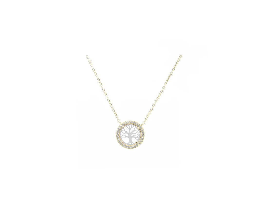 Tree of Life Mother of Pearl Necklace