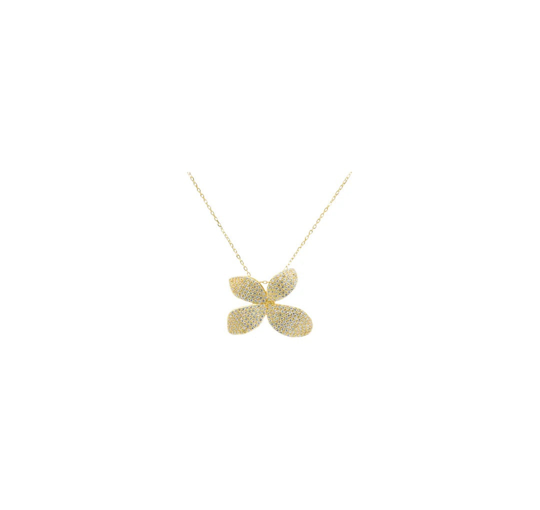 CZ Flower Necklace