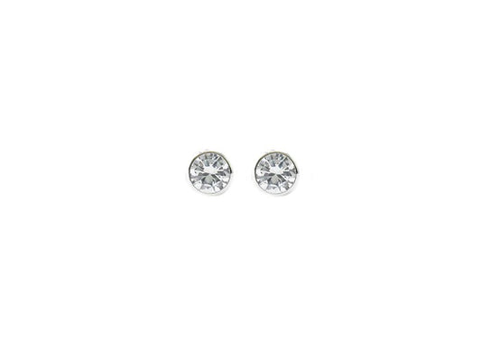 Round CZ Stud