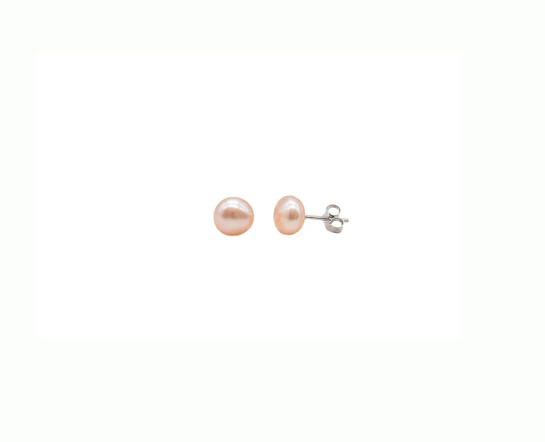 Pink & Blue Fresh Water Pearl Earrings