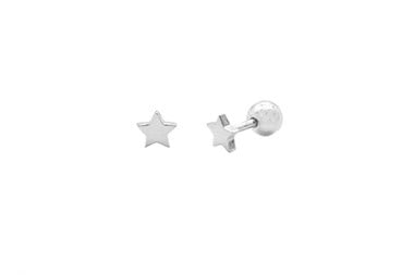Baby Star Plain Earrings