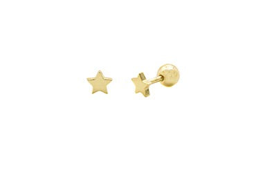 Baby Star Plain Earrings