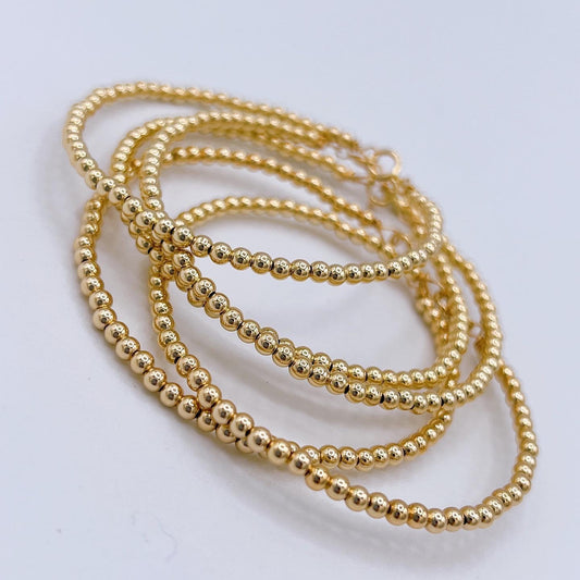 Individual beaded bracelet