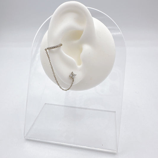 Clover Cuffed Earring